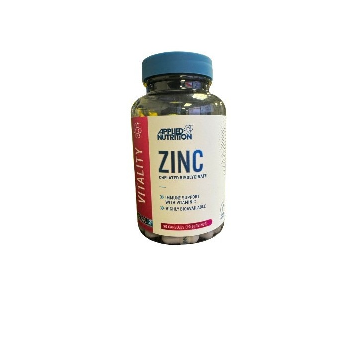 Zinc 90 caps Applied Nutrition: zinco bisglicinato
