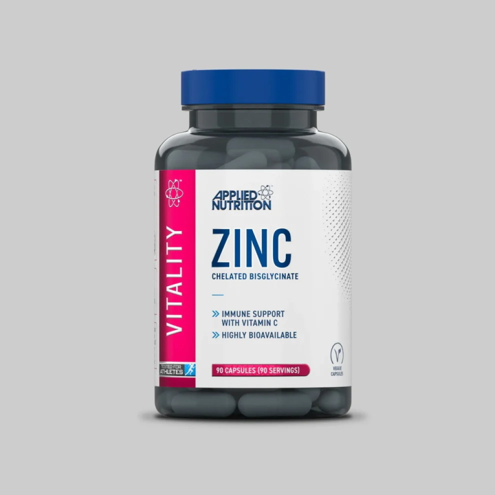 Zinc 90 caps Applied Nutrition: zinco bisglicinato