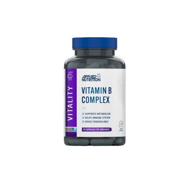 Vitamin B Complex 90 Caps Applied Nutrition: B vitamins