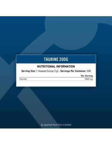Taurine 1000mg 200 grams