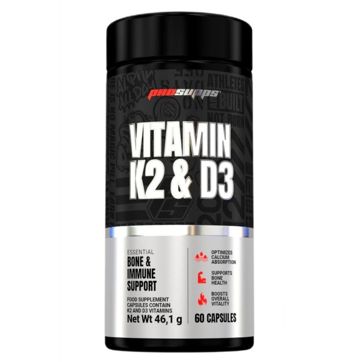 Vitamin K2 & D3 60 cps Pro Supps: Formula MK-7 sinergica