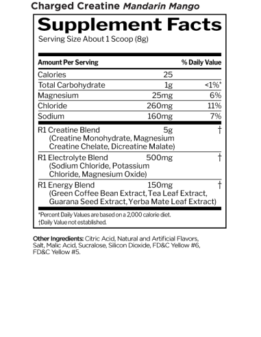 Charged Creatine 240 grams