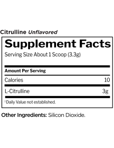 Citrulline Unflavored 198 grams 2