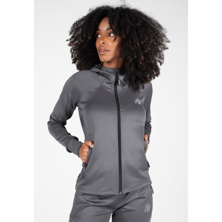 Halsey Track Jacket Gorilla Wear: slim fit, reflective