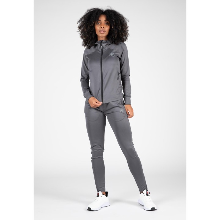 Halsey Track Jacket Gorilla Wear: slim fit, reflective