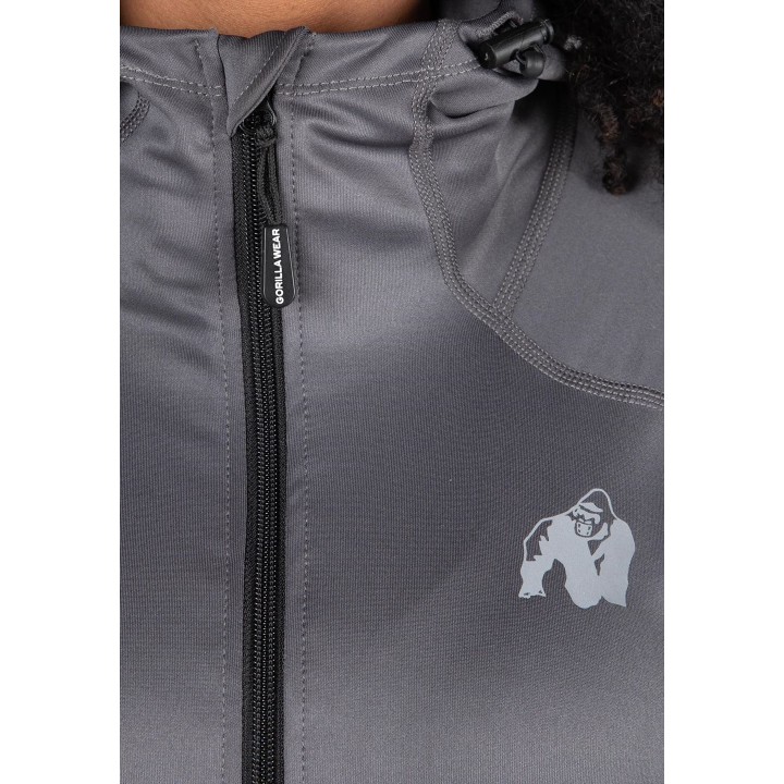 Halsey Track Jacket Gorilla Wear: slim fit, reflective