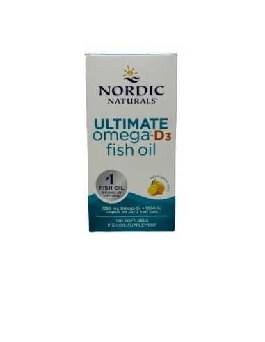 Ultimate Omega-D3 Fish Oil 1280mg Lemon 120...