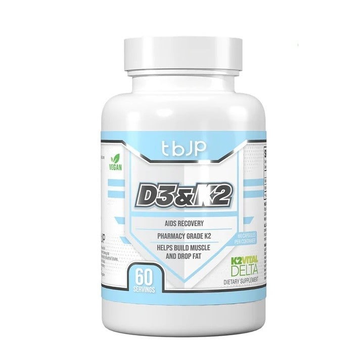 D3 & K2 60 Caps tbJP: 3000 IU per capsule, vegan formula