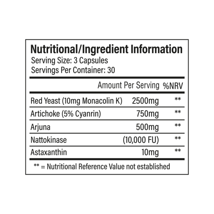 Heart Care 90 Caps tbJP: five ingredient formula