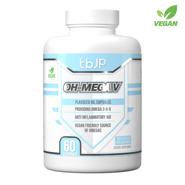 Oh-Mega V 180 Softgels tbJP: vegan omega 3-6-9 flaxseed