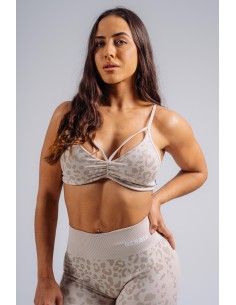 Medium Support Leopard Sports Bra PRIMAL