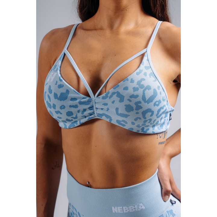 Reggiseno sportivo leopardo PRIMAL Nebbia: supporto medio