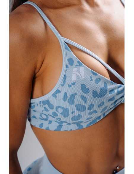 Medium Support Leopard Sports Bra PRIMAL