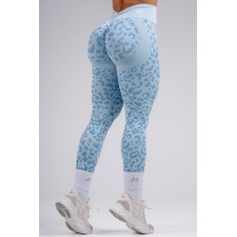 Leopard Compression Leggings PRIMAL Nebbia: push-up fit