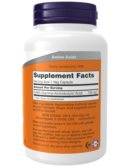 GABA 750 mg 100 vcaps