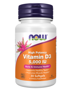 Vitamin D-3 5000 IU 30 softgels