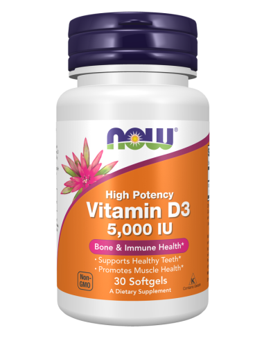 Vitamin D-3 5000 IU 30 softgels