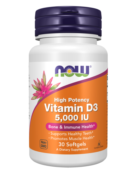 Vitamin D-3 5000 IU 30 softgels