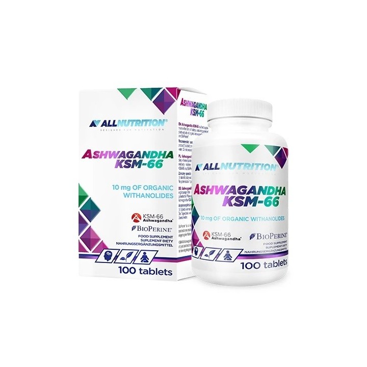 Ashwagandha KSM-66 ALLNUTRITION 100 tabs