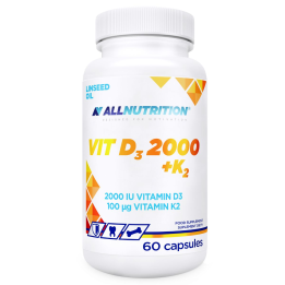 Vitamin D3 K2 ALLNUTRITION 60 caps
