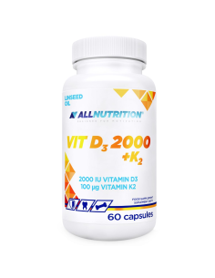 Vit D3 2000 + K2 60 caps