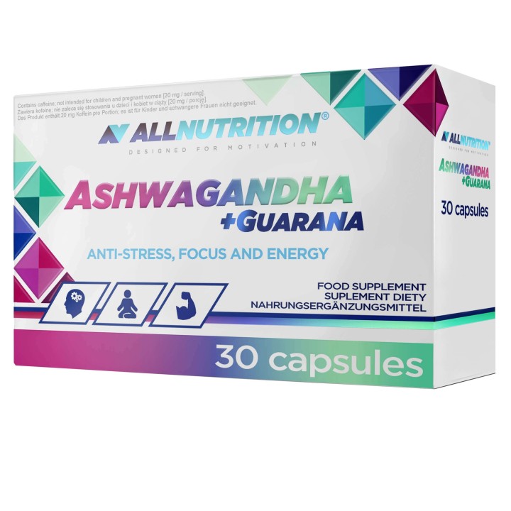 Ashwagandha Guarana Capsules ALLNUTRITION 30 caps
