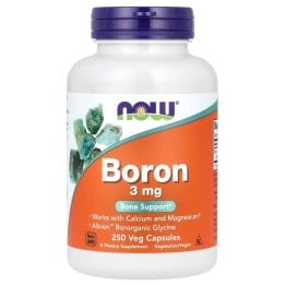 3 mg Boron Supplement NOW Foods 250 caps