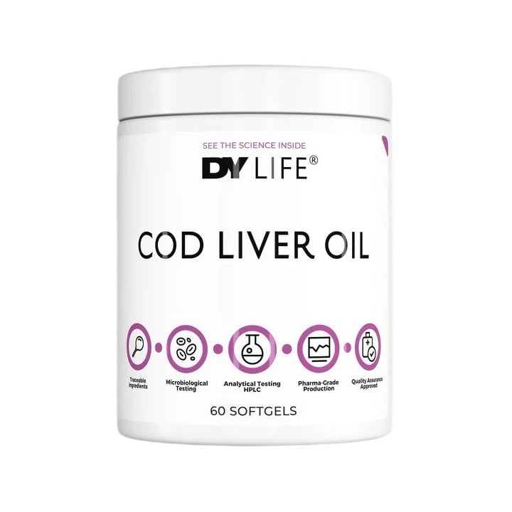 Cod liver oil omega 3 DY Life 60 softgels