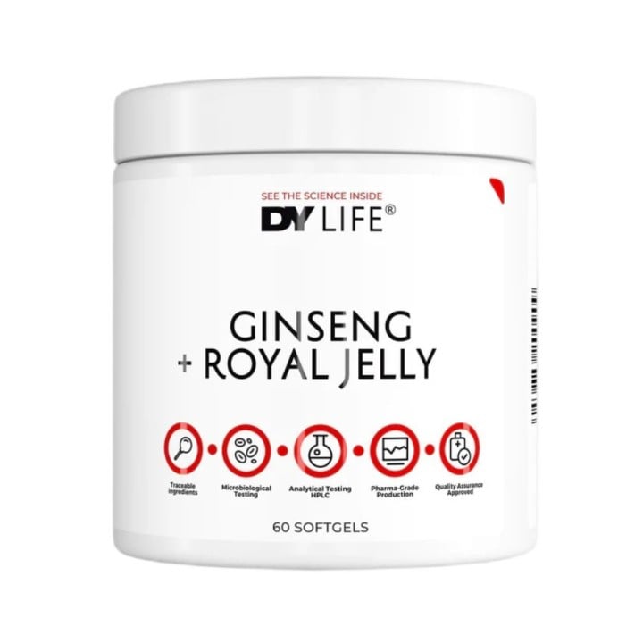 Ginseng Royal Jelly Supplement DY Life 60 softgels