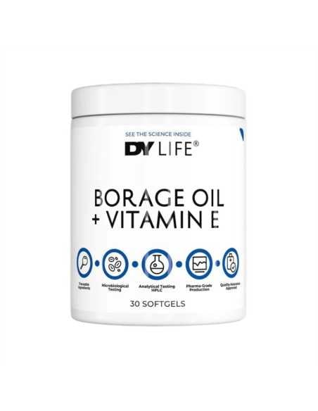 DY LIFE Borage Oil + Vitamin E 30 softgels