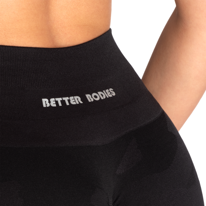 Camo Scrunch Workout Shorts Better Bodies | Tight Fit