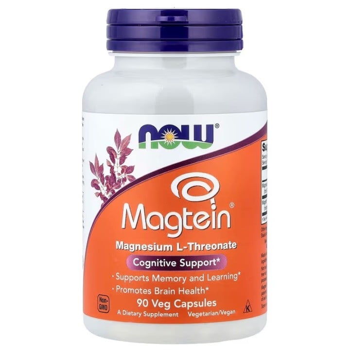 Magnesium L-threonate NOW Foods | 90 Veg Caps