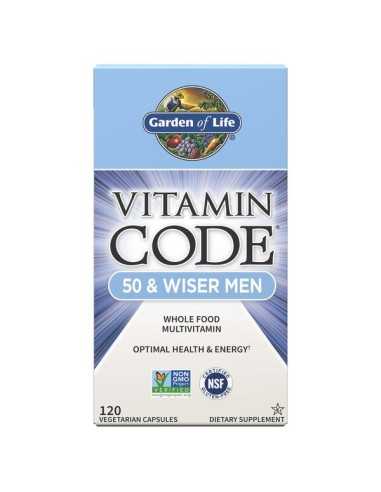 Vitamin Code 50 & Wiser Men 120 vcaps