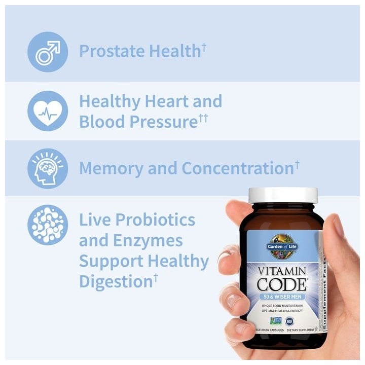 Men's multivitamin for over 50 Garden of Life