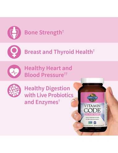 Vitamin Code 50 & Wiser Women 120 vcaps