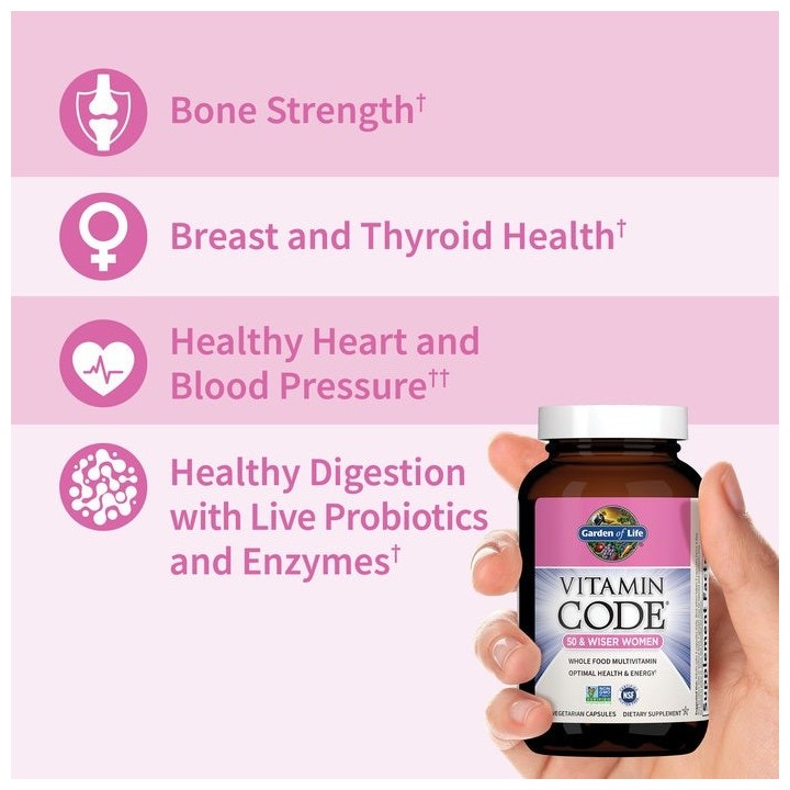 Women's Multivitamin Over 50 Garden of Life
