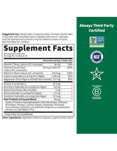 Vitamin Code Raw Calcium 120 vcaps