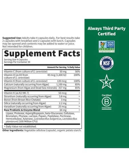 Vitamin Code Raw Calcium 120 vcaps