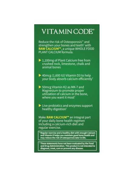 Vitamin Code Raw Calcium 120 vcaps