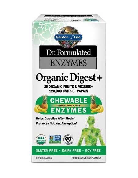 Dr. Formulated Digest+ Tropical Fruit 90 chewables