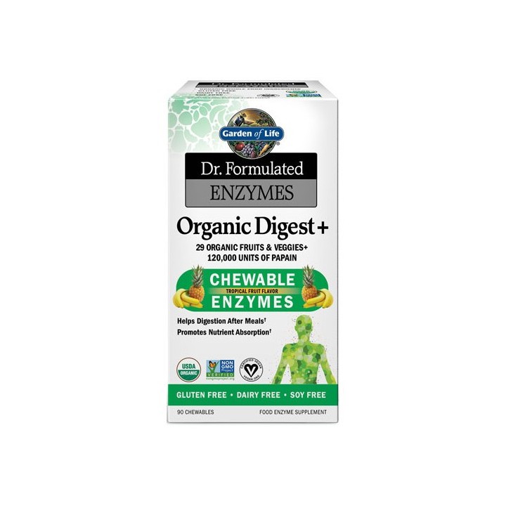 Organic Digestive Enzymes Garden of Life | Vegan