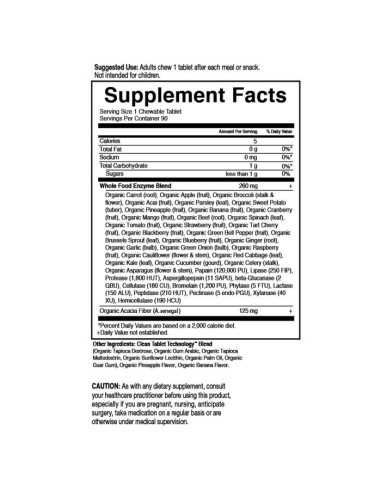 Dr. Formulated Digest+ Tropical Fruit 90 chewables