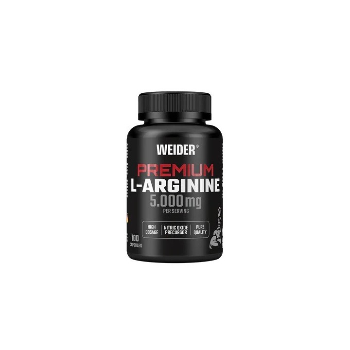5000 mg L-arginine capsules Weider 100 caps