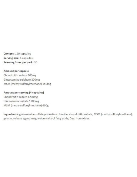 Glucosamine Chondroitin 120 caps