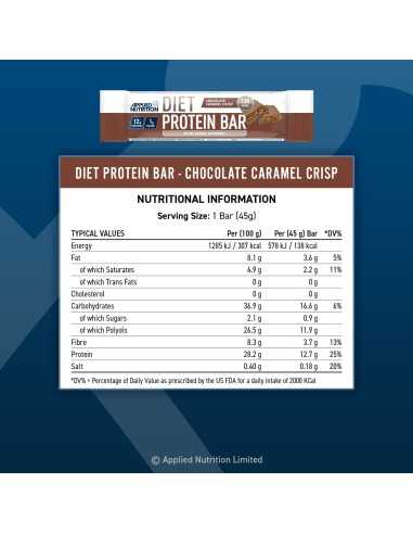Diet Protein Bar 12 x 45g