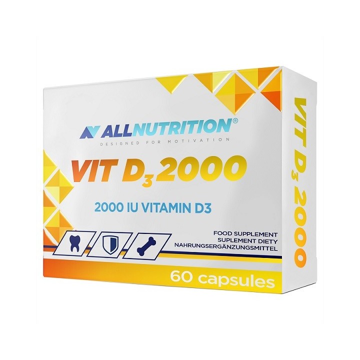 Vitamina D3 2000 UI ALLNUTRITION | 60 capsule