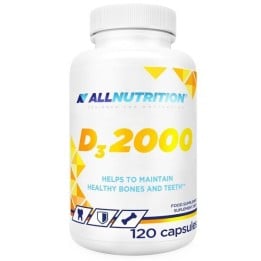 Vitamin D3 2000 IU ALLNUTRITION | 120 Capsules
