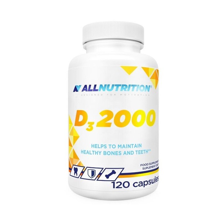 Vitamina D3 2000 UI ALLNUTRITION | 120 capsule