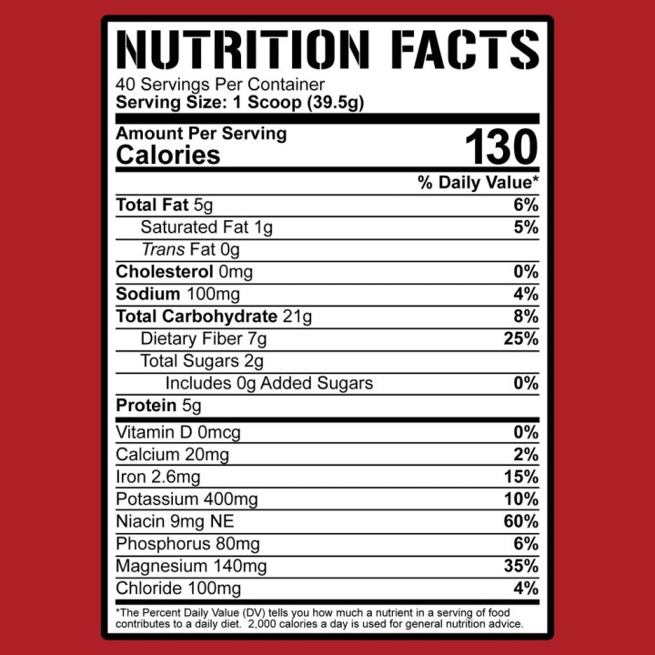 Carboidrati complessi in polvere 5% Nutrition