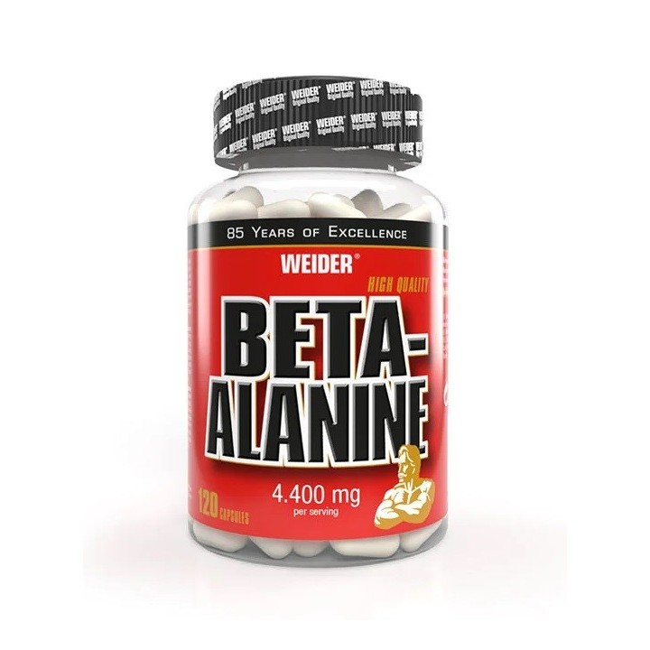 Beta Alanina 120 Capsule Weider | 4,4 g per dose